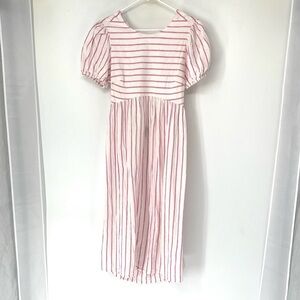 Scoop linen blend dress women’s large